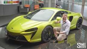 New MCLAREN ARTURA! My First Look at the Latest Hybrid Supercar