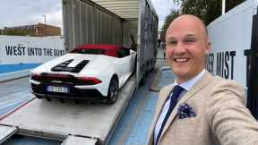 Taking Delivery Of A Lamborghini Huracan EVO Spyder