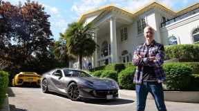 Visiting $30million Mansions In A Ferrari 812 GTS