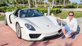 Unexpected Reactions to My Friend's Porsche 918 Spyder in Miami!