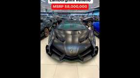 $8,000,000 Lamborghini Veneno!!! #shorts
