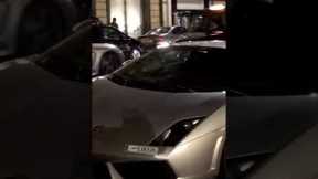 Lamborghini stopped by police!