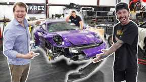 REBUILDING a WRECKED GT3!? Mat Armstrong Bought Adam LZ's CRASHED Porsche 911