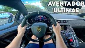 Lamborghini Aventador Ultimae *STRAIGHT PIPED* POV Drive!