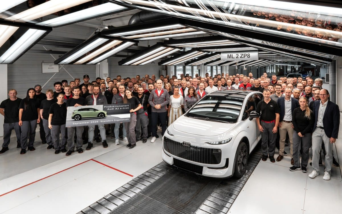 The new Audi A2 e-tron is already in production