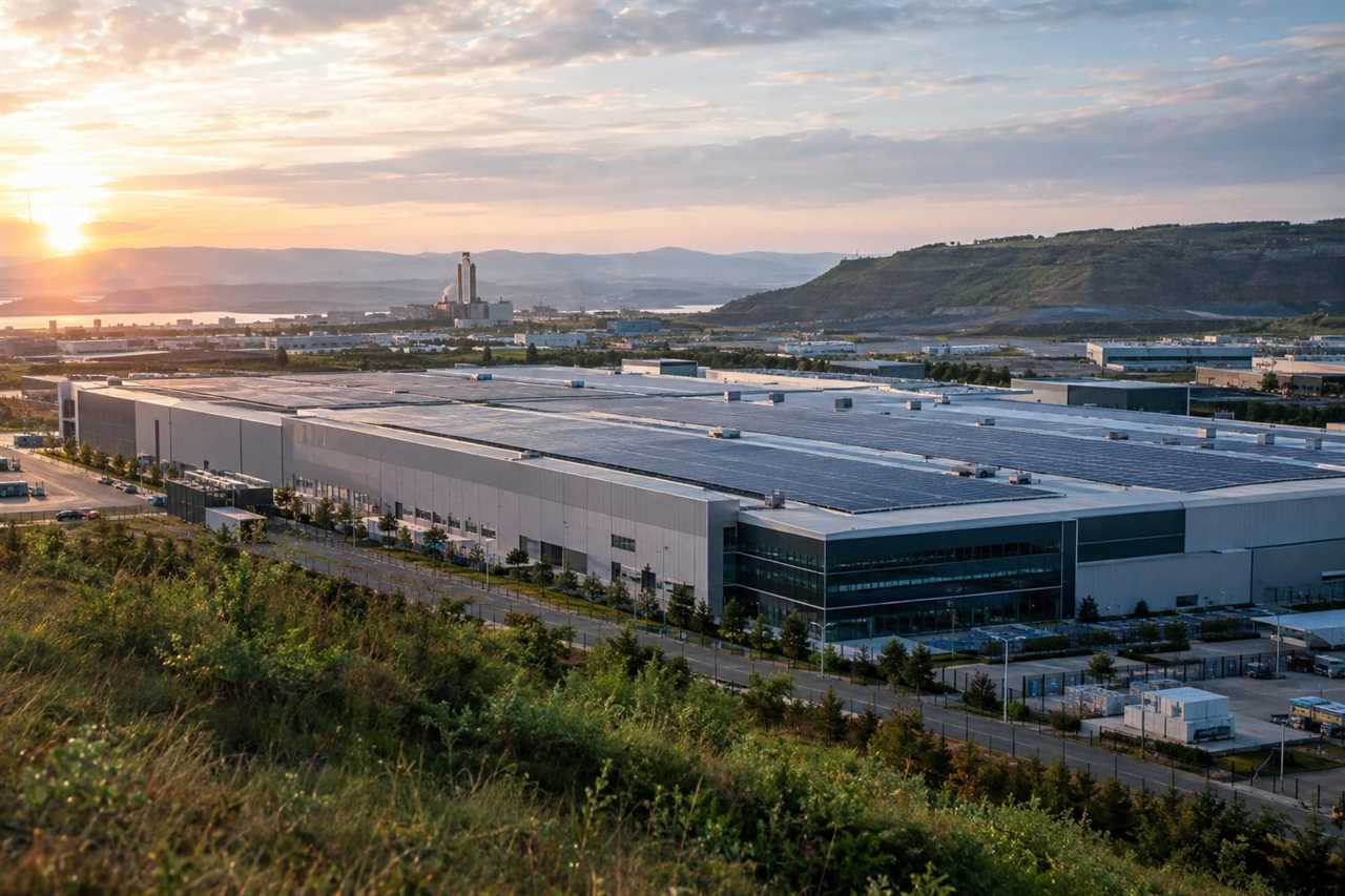Gigafactory construction supporting regional industrial regeneration