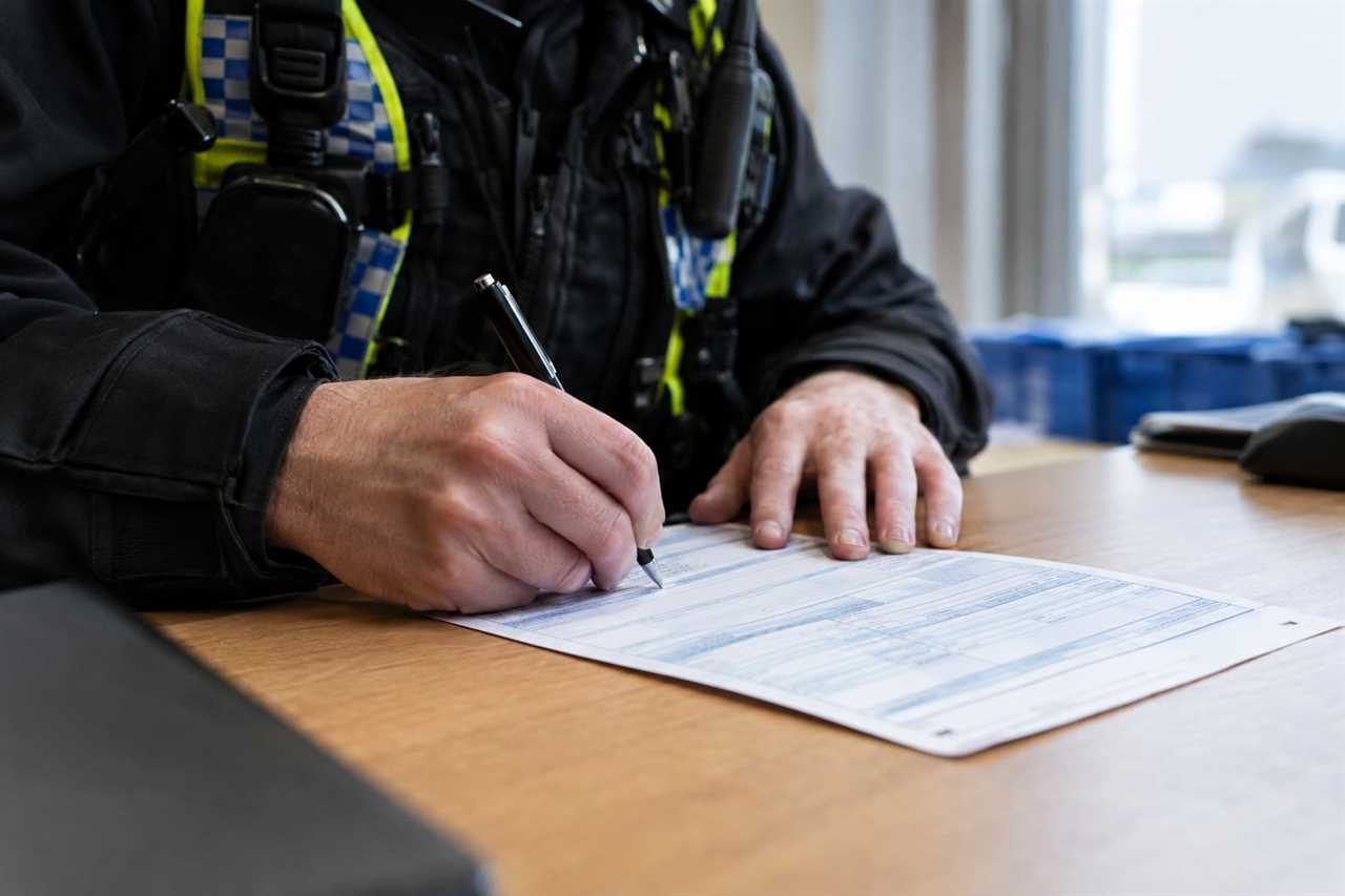 Paperwork for a vehicle ownership check