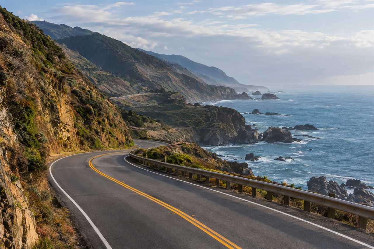 The Pacific Coast Highway, scene of the famous crash