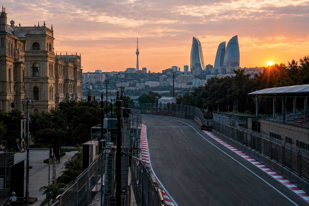 Baku circuit ahead of practice session