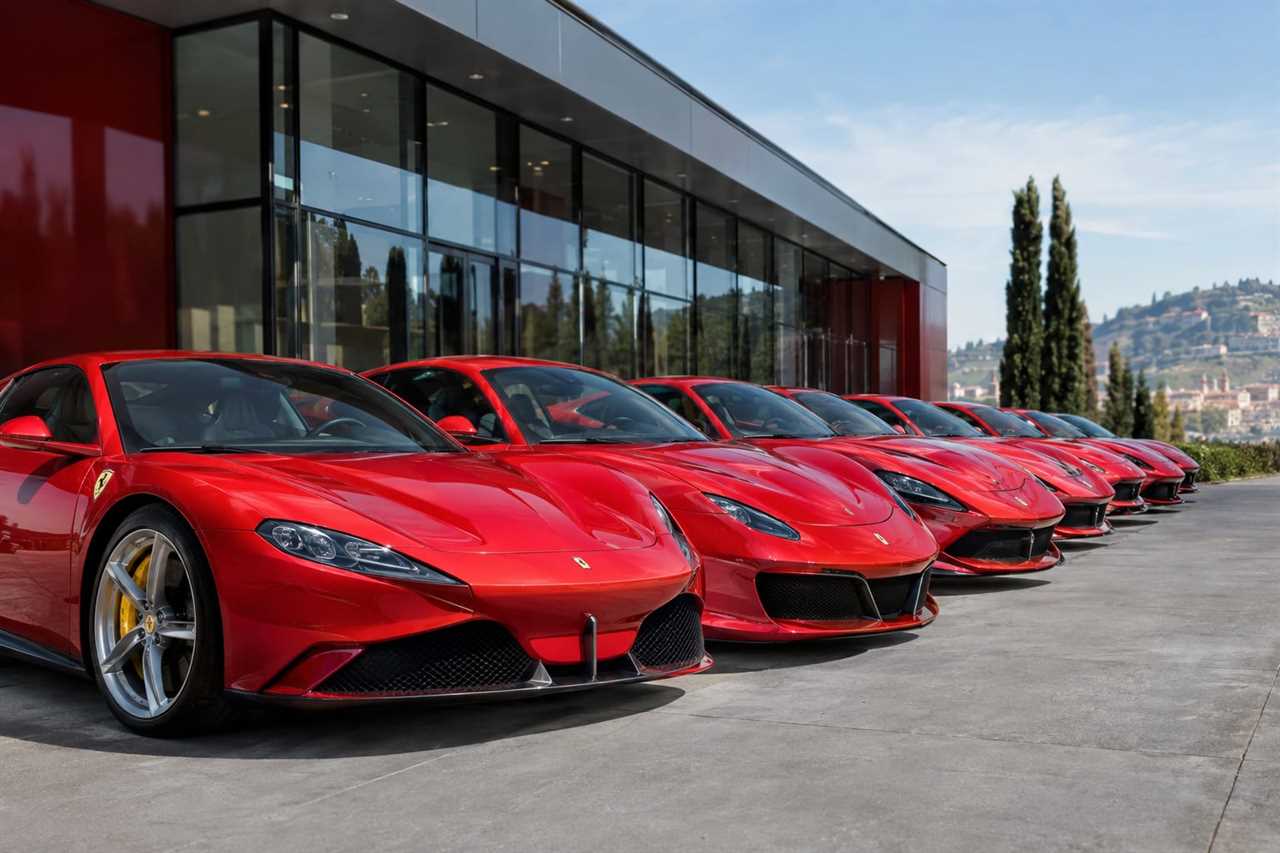 Luxury automaker's premium production line and showroom