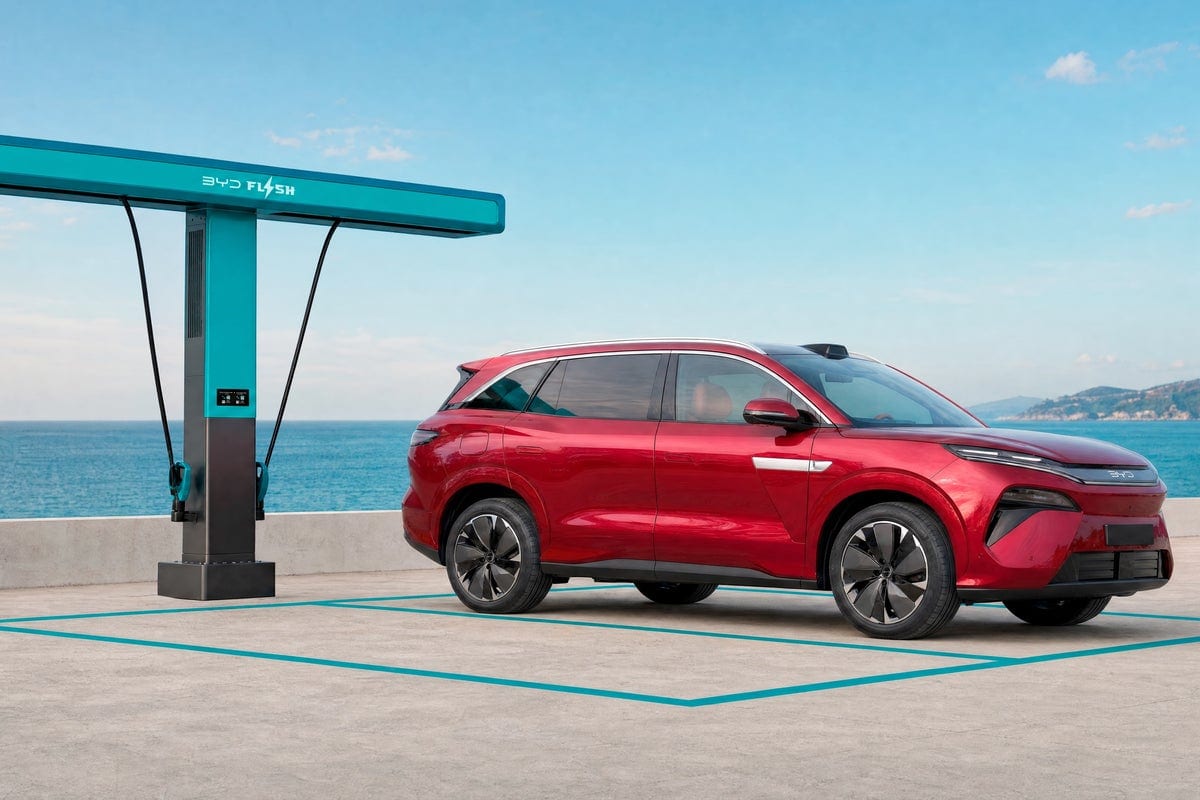 BYD Unveils Seven-Seat ATTO 8 Electric SUV With Nine-Minute Charging