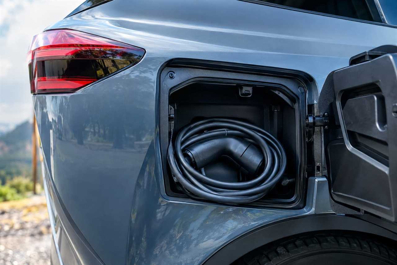 Exterior compartment may store the EV charging cable