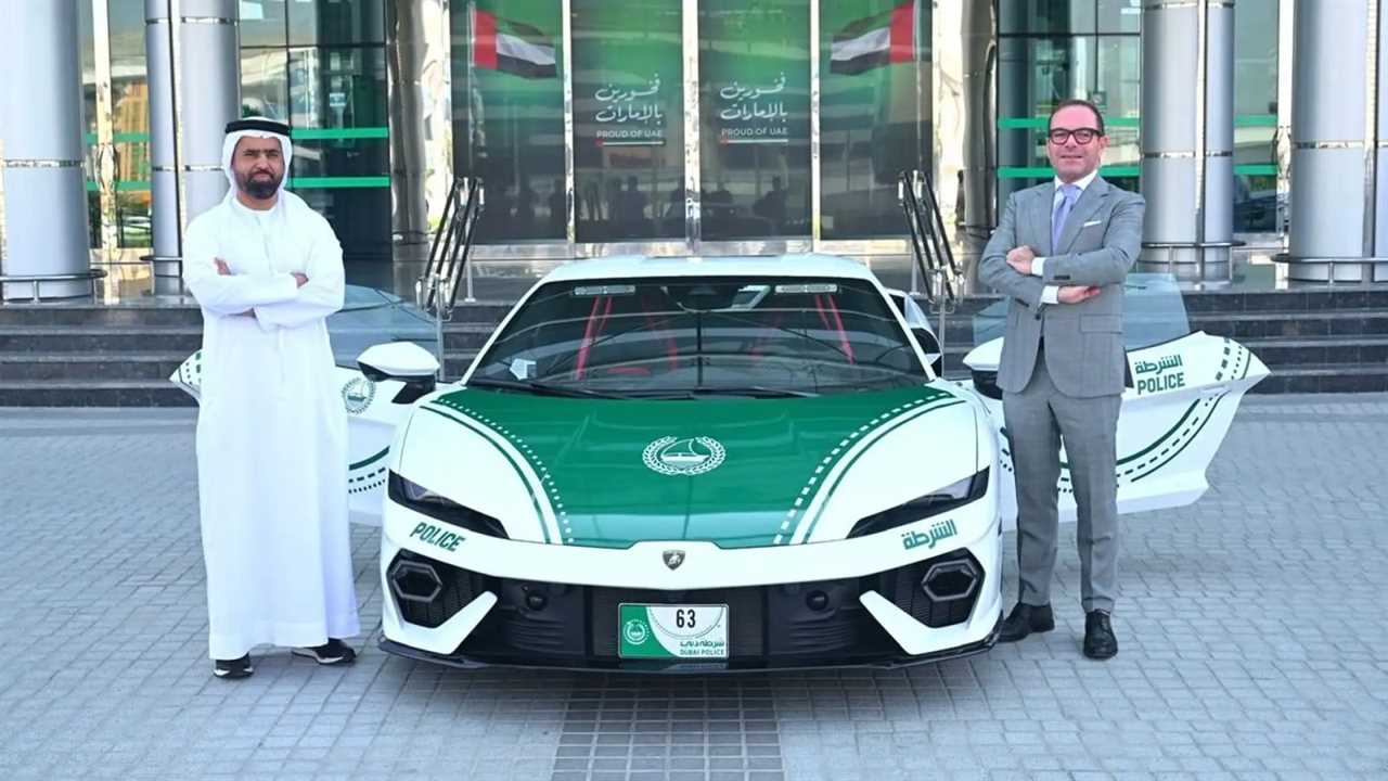 Dubai Police Adds 920-HP Lamborghini Temerario to Tourist Patrol Fleet
