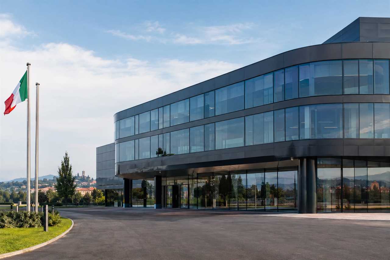 Ferrari's corporate headquarters in Maranello, Italy
