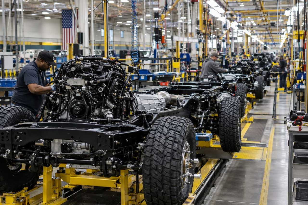 US plant gearing up for new pickup production
