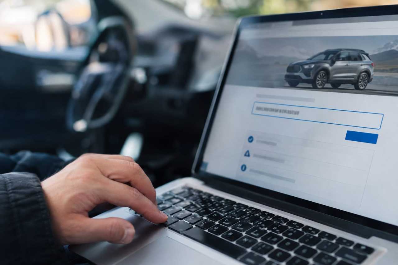 Checking a vehicle's recall status online