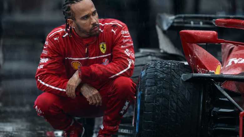 Hamilton Lifts Lid on Ferrari's Rain-Soaked Tyre Gamble Before Bahrain GP Podium Charge