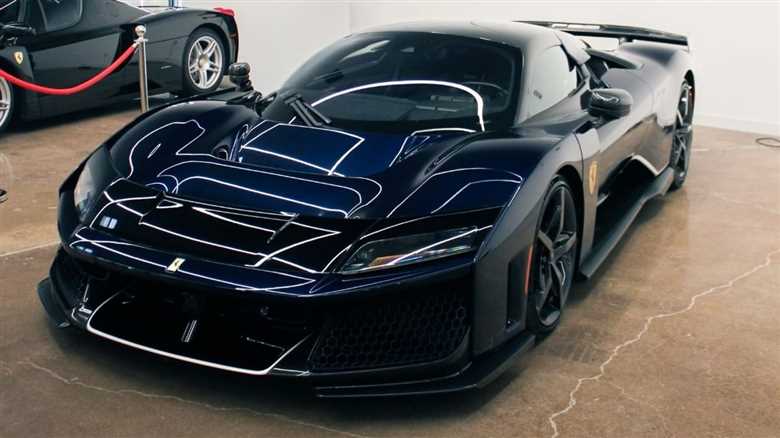 Ferrari F80 Turns Heads in Dallas With Color-Shifting Blue-to-Green Paint
