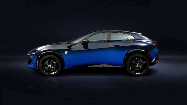 Ferrari's New Tailor Made Purosangue Shifts Between Two Shades of Blue Like Liquid