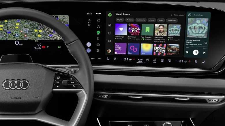 Audi Becomes First Automaker to Launch Spotify's Fully Native In-Car App